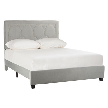 Safavieh Queen Size Solania Bed - Grey BED6302A-Q